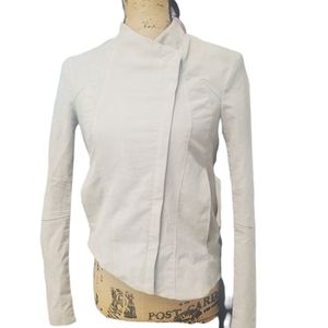 Helmut Lang women's asymmetrical zip jacket size M